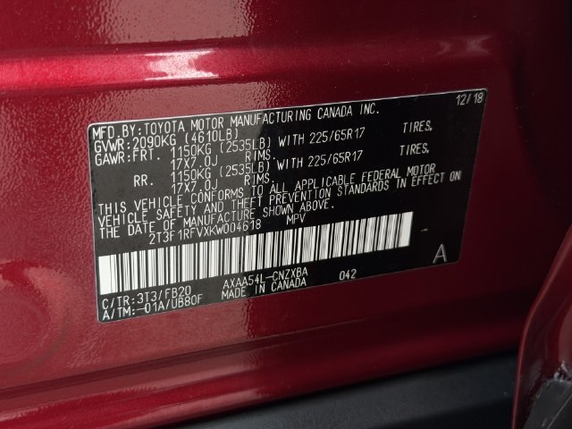 Used 2019 Toyota RAV4 LE AWD/4WD image 26