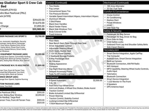 Used 2023 Jeep Gladiator Sport AWD/4WD image 5