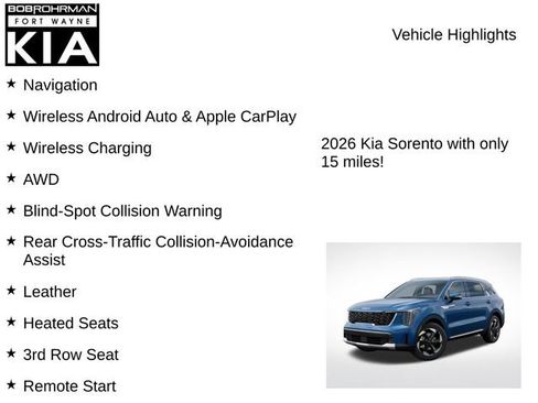 New 2026 Kia Sorento EX AWD/4WD image 7