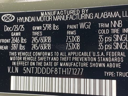 New 2026 Hyundai Santa Cruz XRT AWD/4WD image 36
