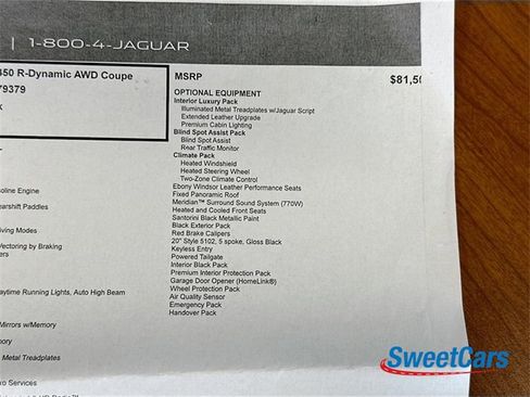 Used 2022 Jaguar F-TYPE R-Dynamic image 50