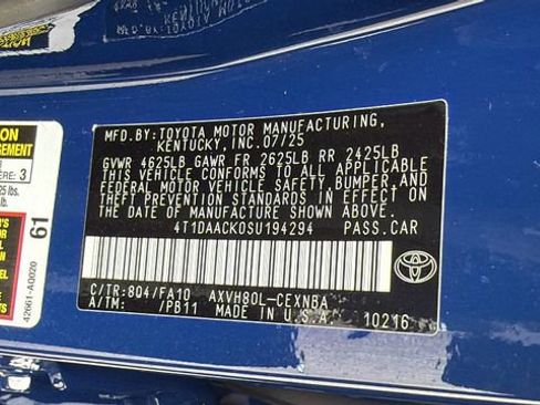 Certified 2025 Toyota Camry LE FWD image 26