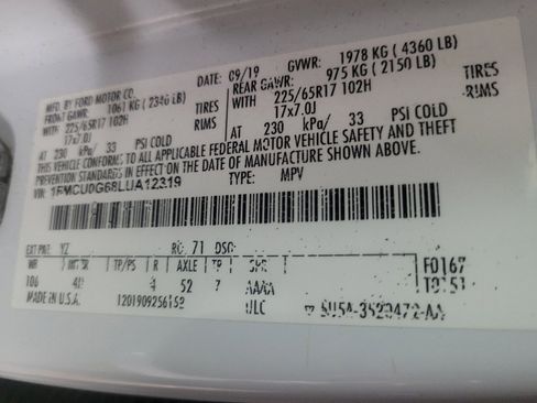 Used 2020 Ford Escape SE image 33