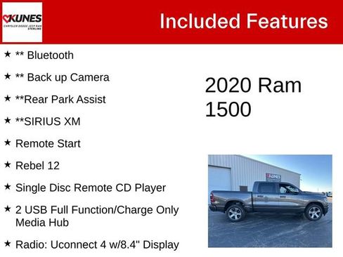 Used 2020 RAM 1500 Sport w/ Leather & Sound Group image 5