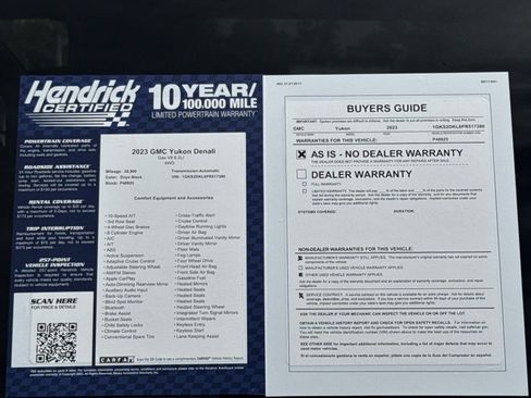 Used 2023 GMC Yukon Denali w/ LPO, Floor Liner Package AWD/4WD image 41
