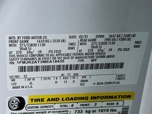 Used 2021 Ford Expedition Max Limited image 37