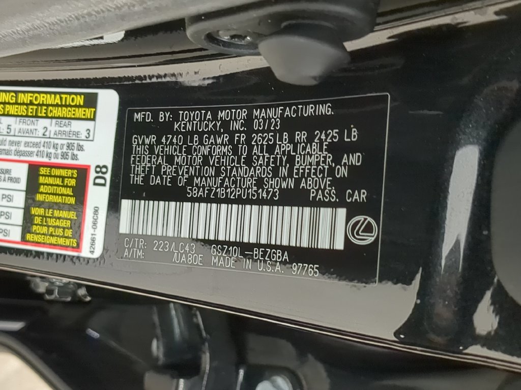 Used 2023 Lexus ES 350 Ultra Luxury w/ Accessory Package (Z2) FWD image 36