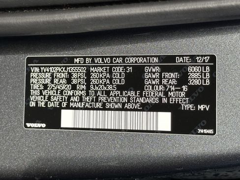 Used 2018 Volvo XC90 T5 Momentum w/ Convenience Package image 15