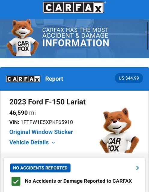 Used 2023 Ford F150 Lariat w/ Equipment Group 502A High AWD/4WD image 5