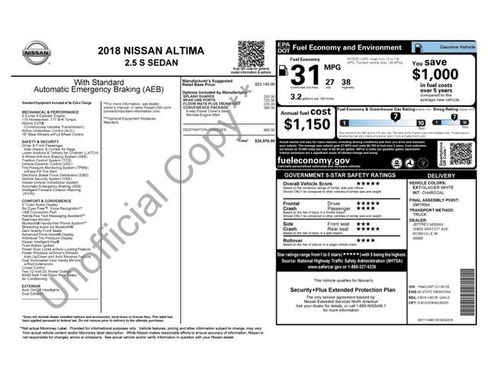 Used 2018 Nissan Altima 2.5 S w/ S Convenience Package image 11