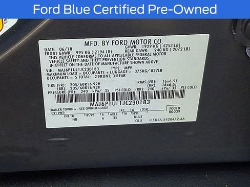 Used 2018 Ford EcoSport SE w/ SE Convenience Package AWD/4WD image 31