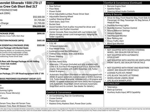 Used 2022 Chevrolet Silverado 1500 LT Trail Boss w/ Safety Package AWD/4WD image 12