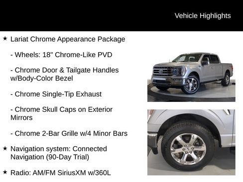 Used 2021 Ford F150 Lariat w/ Equipment Group 502A High AWD/4WD image 25