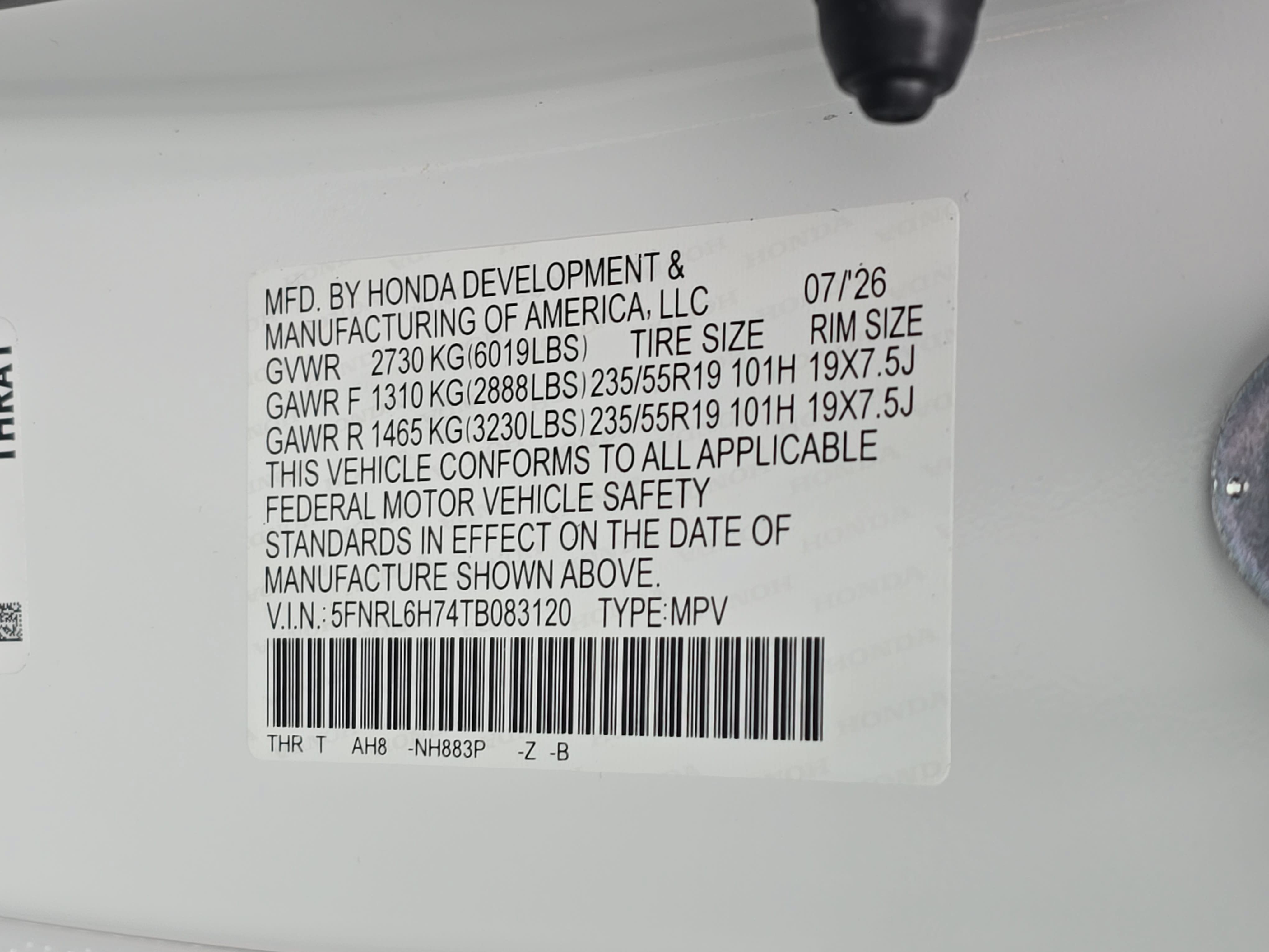 New 2026 Honda Odyssey Sport-L image 36
