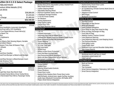 New 2025 MAZDA CX-5 AWD 2.5 S w/ Select Package image 10