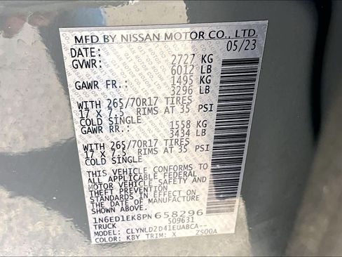 Certified 2023 Nissan Frontier PRO-4X w/ Pro Convenience Package image 32