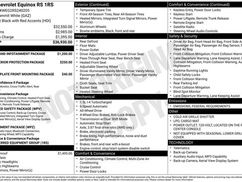 Used 2024 Chevrolet Equinox RS image 25