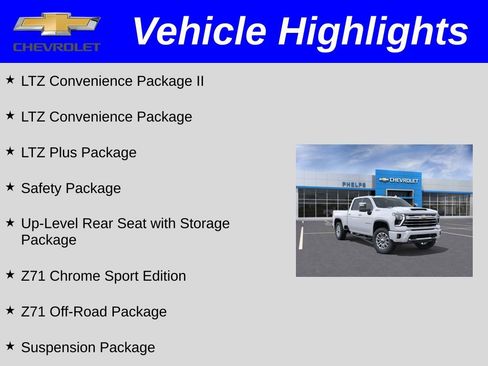 New 2026 Chevrolet Silverado 2500 LTZ w/ Z71 Chrome Sport Edition AWD/4WD image 2