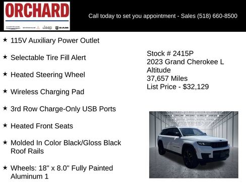 Used 2023 Jeep Grand Cherokee L Laredo AWD/4WD image 21