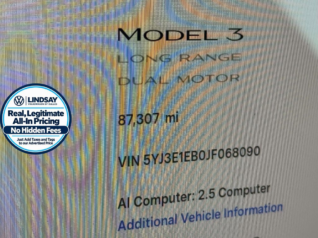 Used 2018 Tesla Model 3 Long Range AWD/4WD image 29