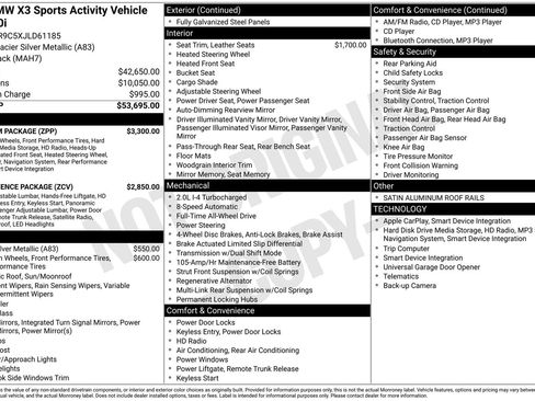 Used 2018 BMW X3 xDrive30i image 6