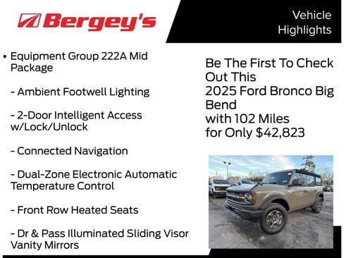 New 2025 Ford Bronco Big Bend image 5