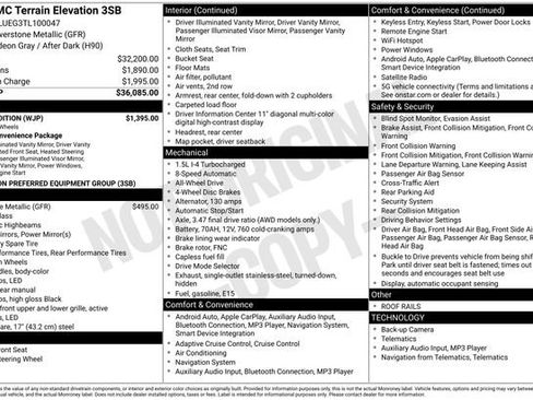 Used 2026 GMC Terrain Elevation w/ Black Edition image 20