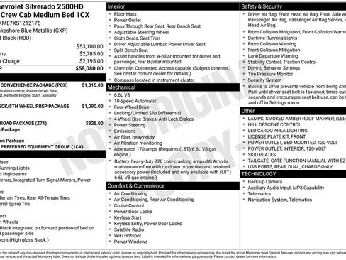 Used 2025 Chevrolet Silverado 2500 Custom w/ Custom Convenience Package AWD/4WD image 30