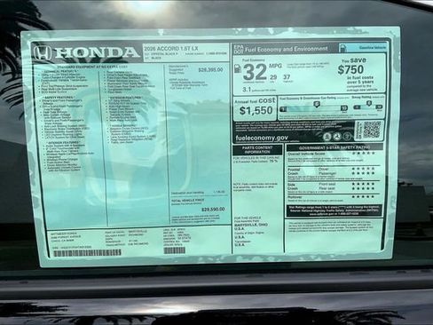 New 2026 Honda Accord LX image 14