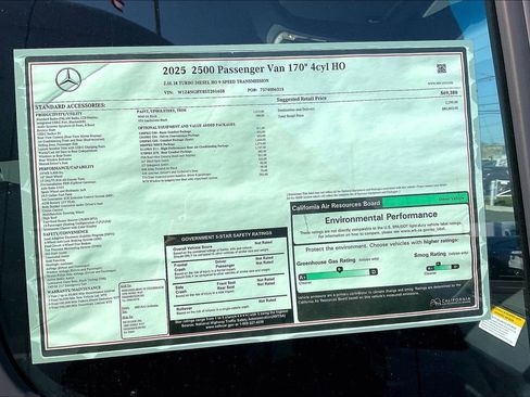 New 2025 Mercedes-Benz Sprinter 2500 image 13