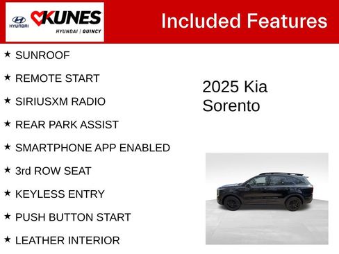 Used 2025 Kia Sorento SX Prestige w/ Olive Brown Leather Package AWD/4WD image 3