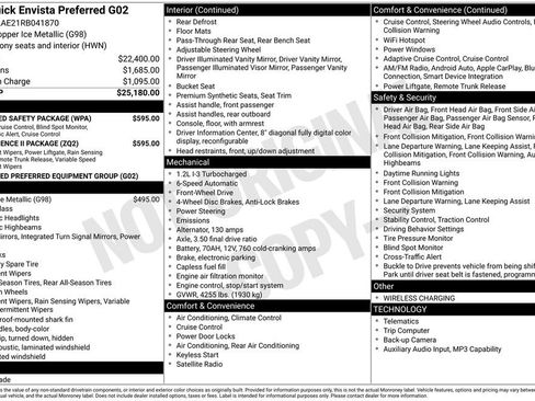 Used 2024 Buick Envista Preferred w/ Convenience II Package FWD image 41