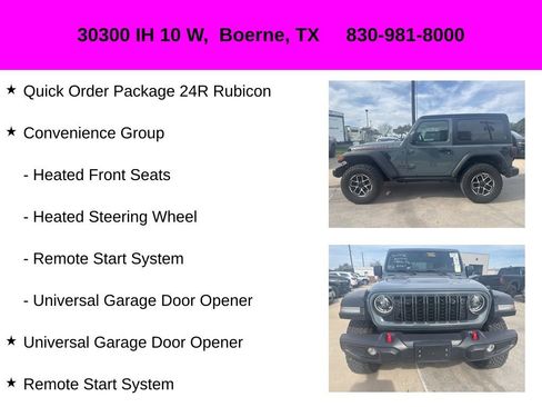 Used 2024 Jeep Wrangler Rubicon w/ Convenience Group image 10
