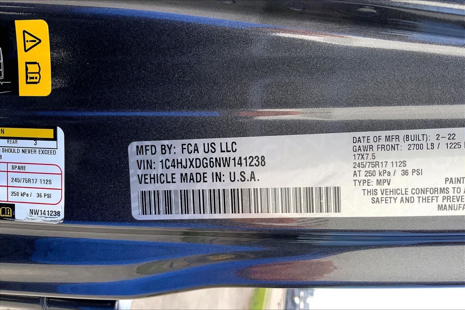 Used 2022 Jeep Wrangler Unlimited Sport AWD/4WD image 36