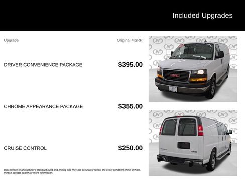 Used 2025 GMC Savana 2500 w/ Driver Convenience Package RWD image 3