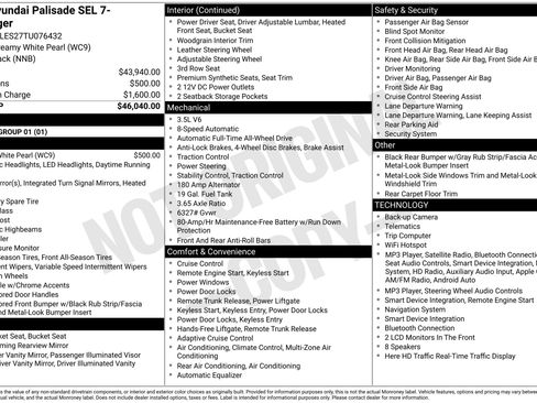 Used 2026 Hyundai Palisade SEL AWD/4WD image 2