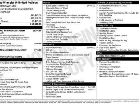 Used 2018 Jeep Wrangler Unlimited Rubicon image 4