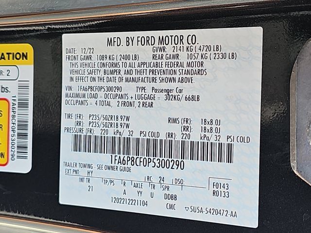 Used 2023 Ford Mustang GT w/ Security Package RWD image 35