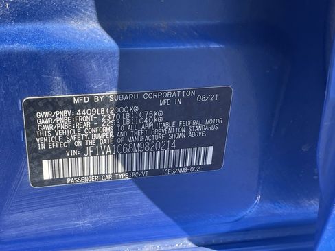 Used 2021 Subaru WRX Premium image 33