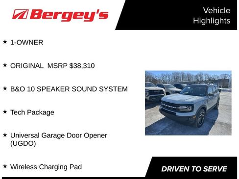 Certified 2022 Ford Bronco Sport Outer Banks w/ Tech Package image 5