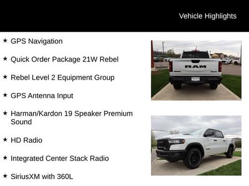 New 2026 RAM 1500 Rebel w/ Rebel Level 2 Equipment Group AWD/4WD image 3