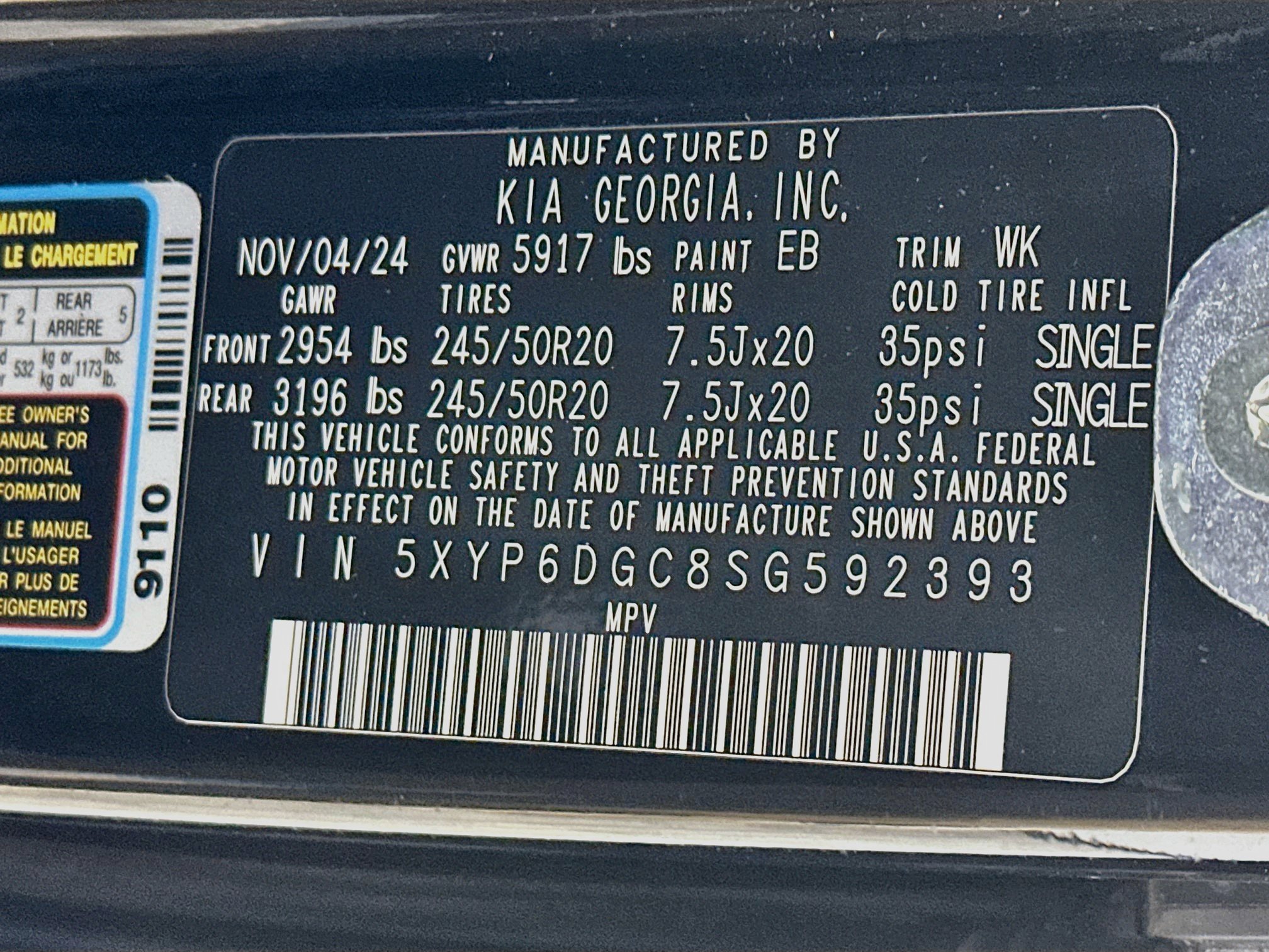 Used 2025 Kia Telluride S AWD/4WD image 12