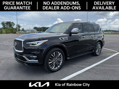 Used 2021 INFINITI QX80 Sensory w/ Cargo Package AWD/4WD image 1