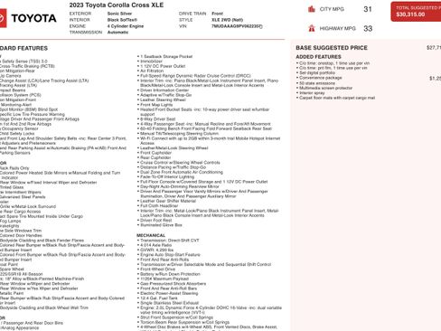 Used 2023 Toyota Corolla Cross XLE w/ Convenience Package image 4