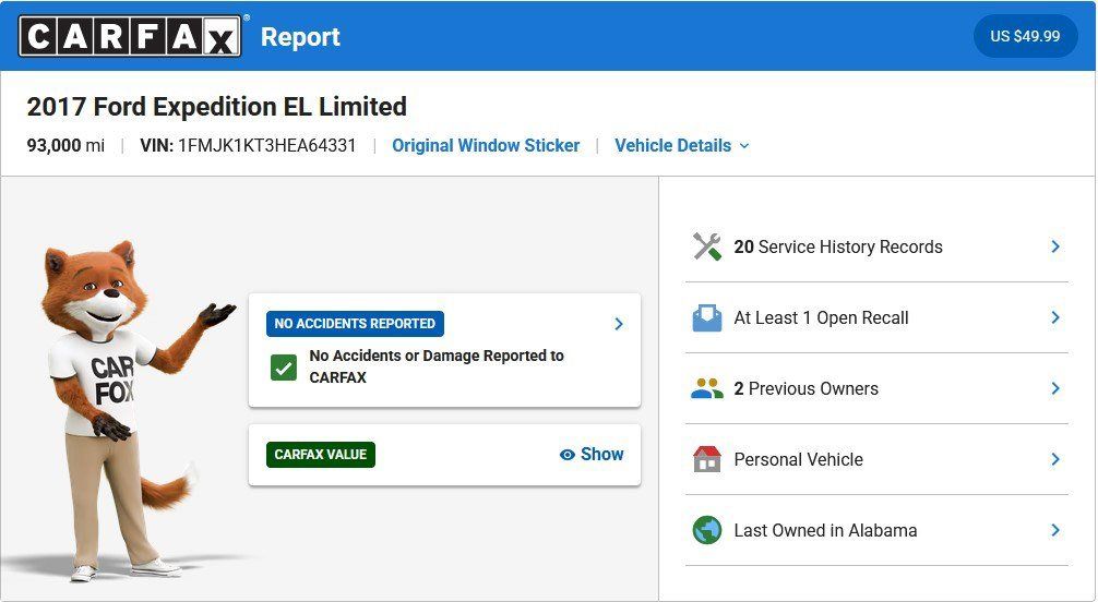 Used 2017 Ford Expedition EL Limited w/ Equipment Group 301A RWD image 22