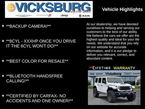 Used 2025 Jeep Wrangler Unlimited Rubicon 392 AWD/4WD image 7