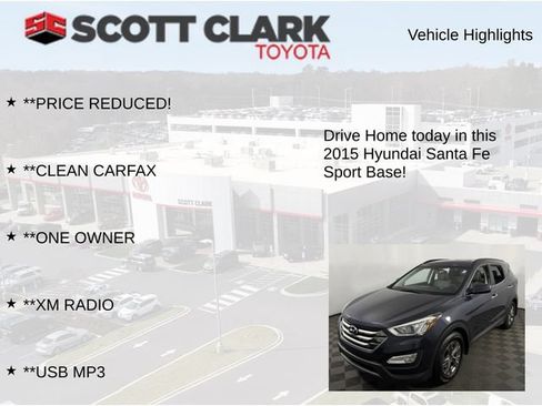 Used 2015 Hyundai Santa Fe Sport w/ Option Group 02 FWD image 8