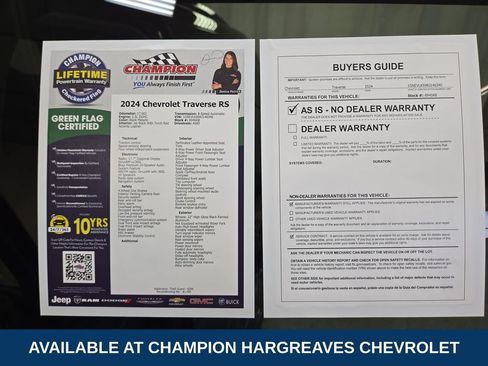 Certified 2024 Chevrolet Traverse RS AWD/4WD image 43