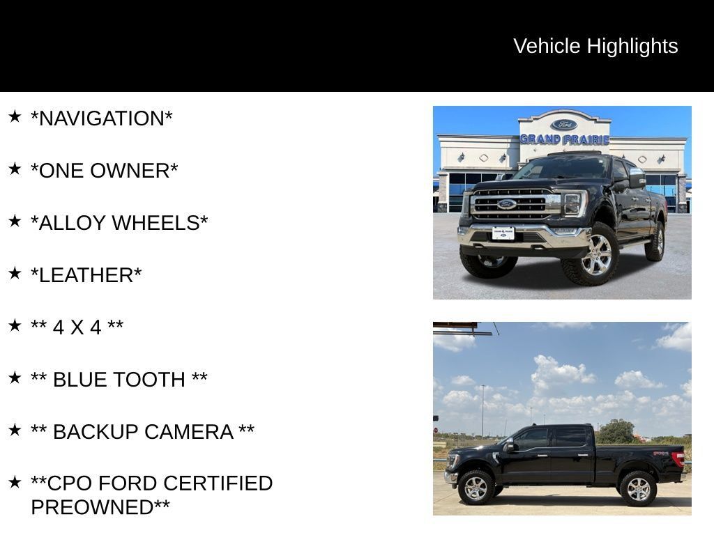 Certified 2023 Ford F150 Lariat w/ Equipment Group 502A High AWD/4WD image 4