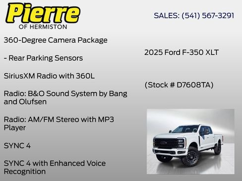 Used 2025 Ford F350 XLT w/ Black Appearance Package AWD/4WD image 30